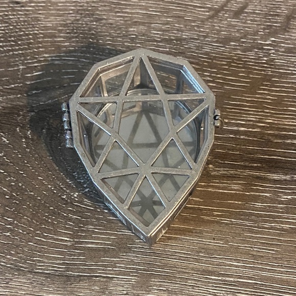 Lucky Brand Accessories - Lucky Brand NWT Silver Trinket Jewelry Gemstone Box with Mirror